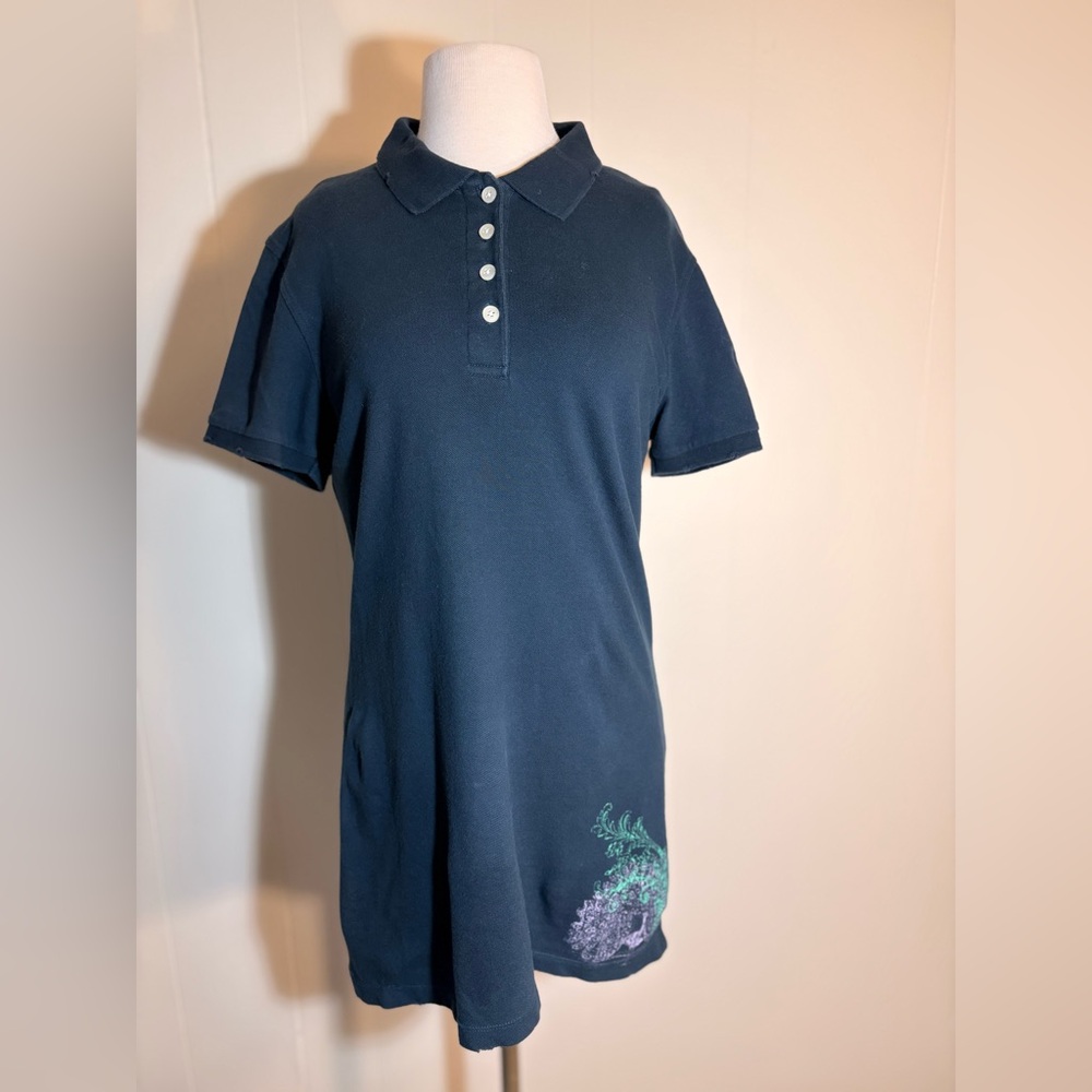 Old Navy Dark Blue Polo Shirt